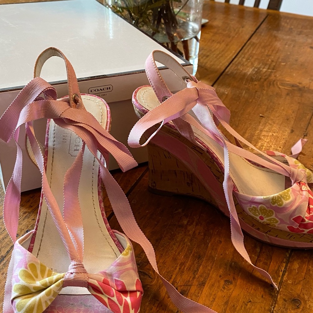 Coach Rachel Wedges with Ballet Tie